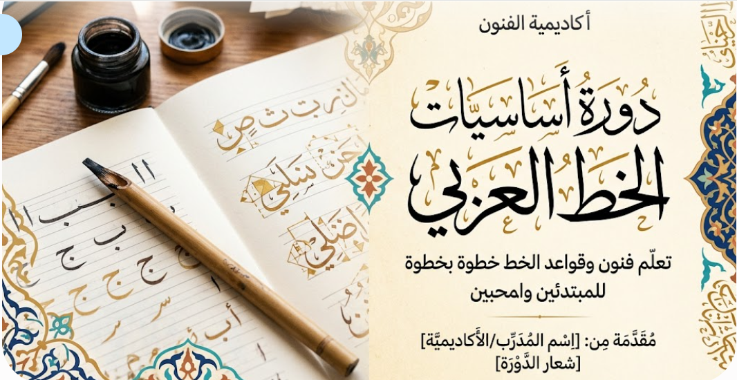 الخط العربي قواعد وأساسيات 